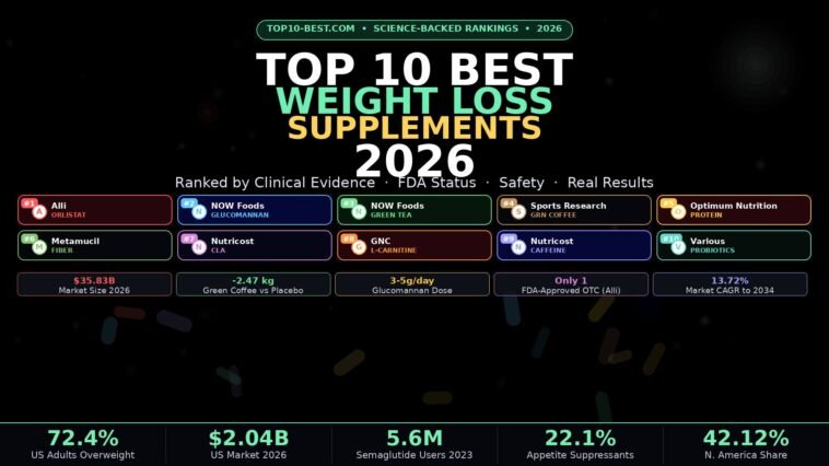 Top 10 best weight loss supplements