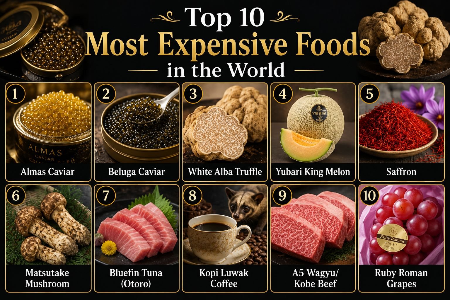 Expensive Foods