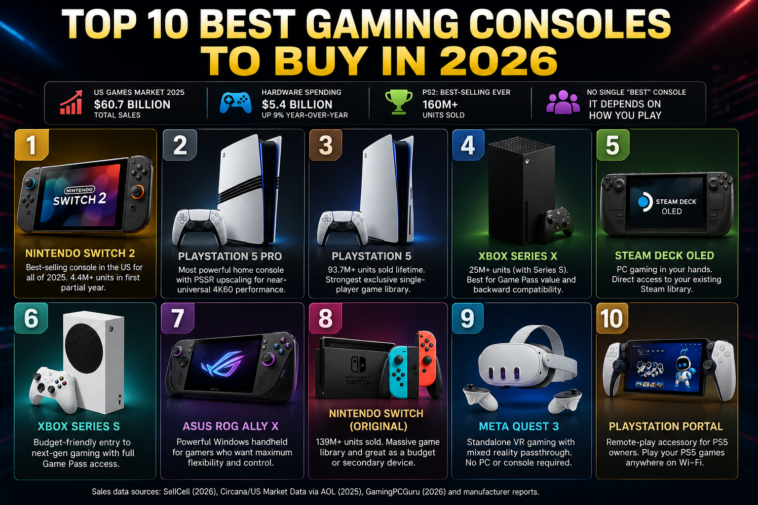 Top 10 Best Gaming Consoles
