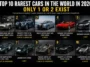 Discover the top 10 rarest cars