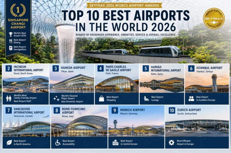 Top 10 Best Airports