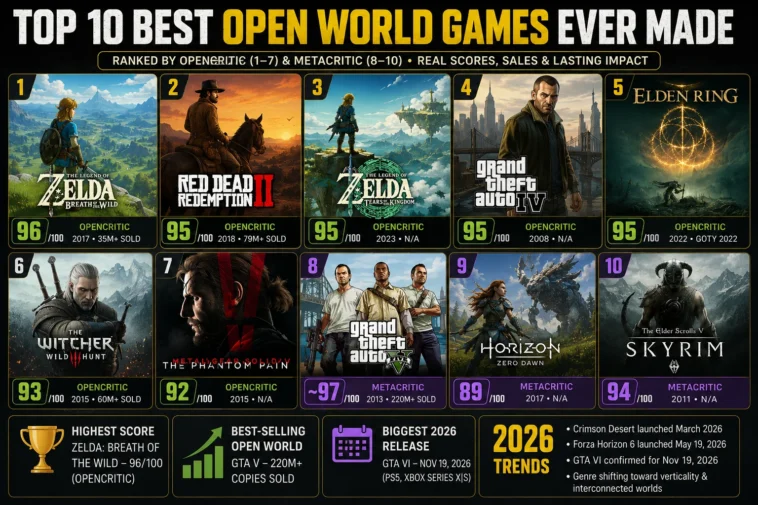 Top 10Best Open World Games