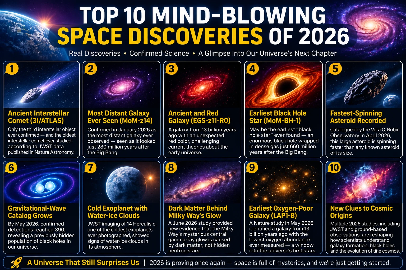 Top 10 Mind-Blowing Space Discoveries