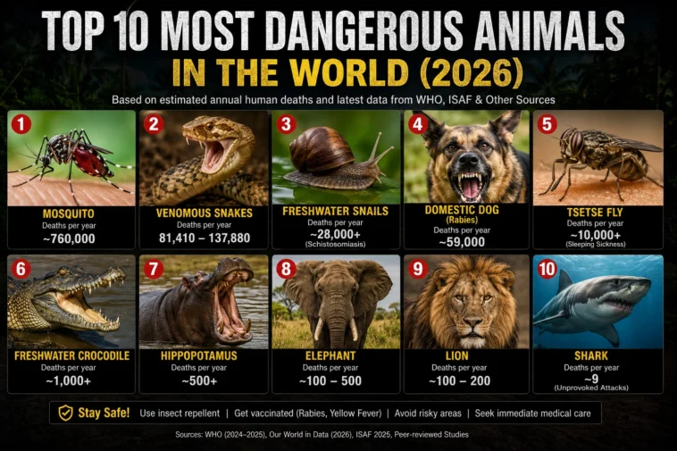Top 10 Most Dangerous Animals