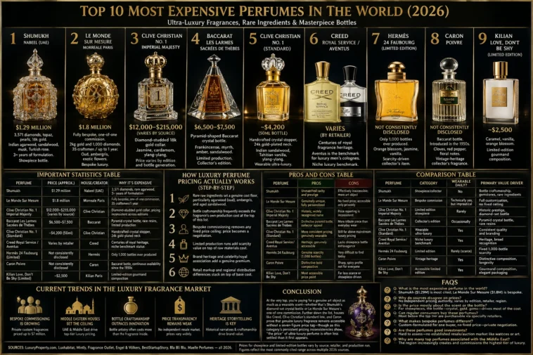 Top 10 Most Expensive Perfumes