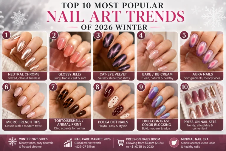 Top 10 Most Popular Nail Art
