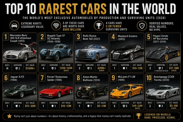 Top 10 Rarest Cars in the World
