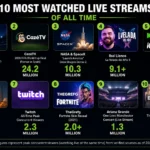 Most Watched Live Streams