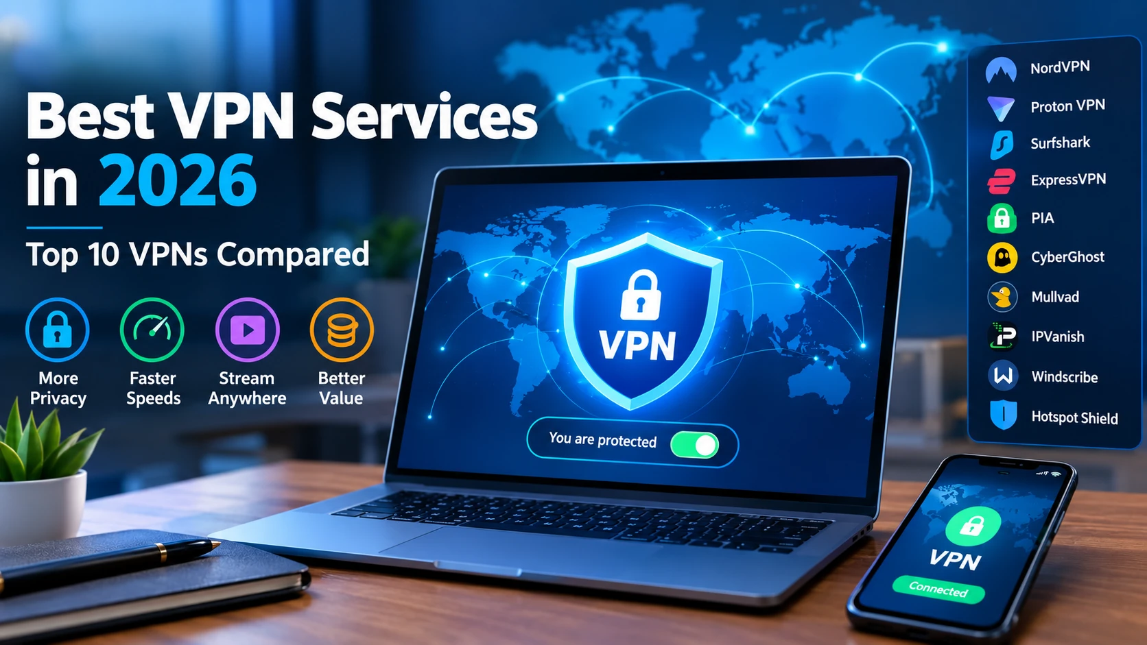 Best VPN Services in 2026