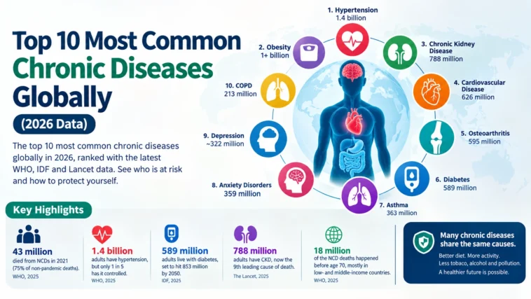 Top 10 Most Common Chronic Diseases